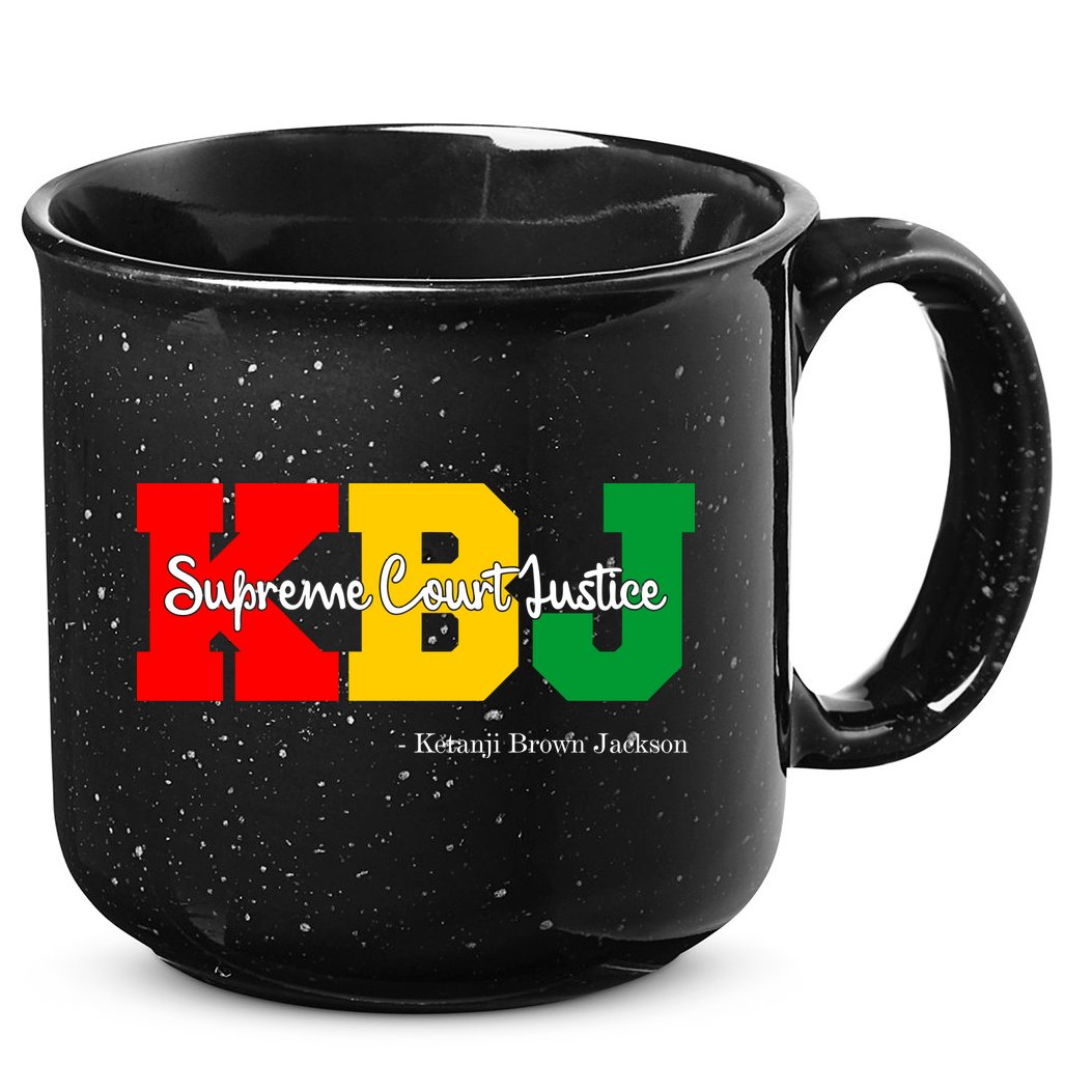 KBJ Ketanji Brown Jackson Supreme Court Justice Judge 15oz Campfire Ceramic Mug