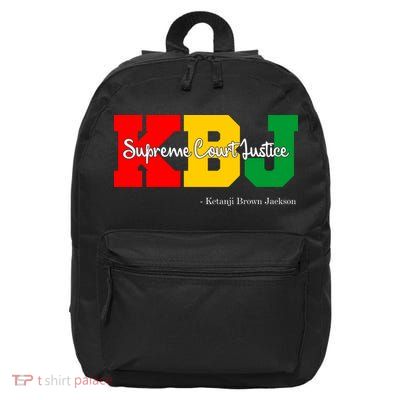 KBJ Ketanji Brown Jackson Supreme Court Justice Judge 16 in Basic Backpack