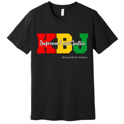 KBJ Ketanji Brown Jackson Supreme Court Justice Judge Premium T-Shirt