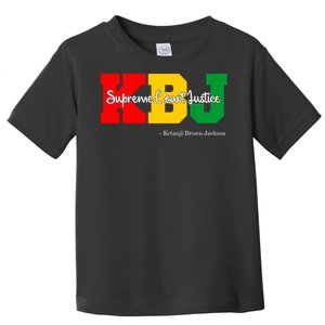 KBJ Ketanji Brown Jackson Supreme Court Justice Judge Toddler T-Shirt