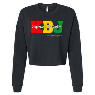 KBJ Ketanji Brown Jackson Supreme Court Justice Judge Cropped Pullover Crew
