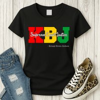 KBJ Ketanji Brown Jackson Supreme Court Justice Judge Womens T-Shirt