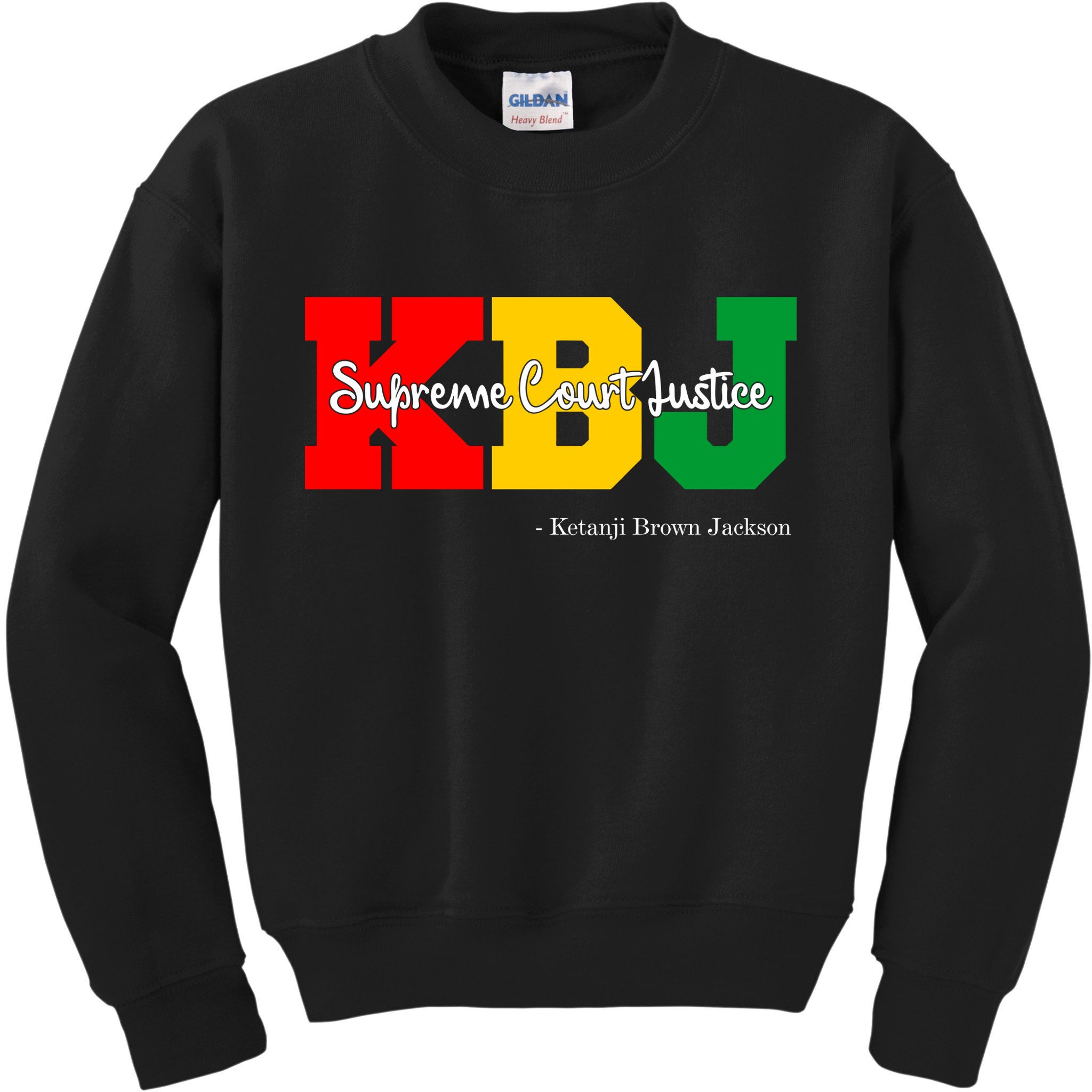 KBJ Ketanji Brown Jackson Supreme Court Justice Judge Kids Sweatshirt