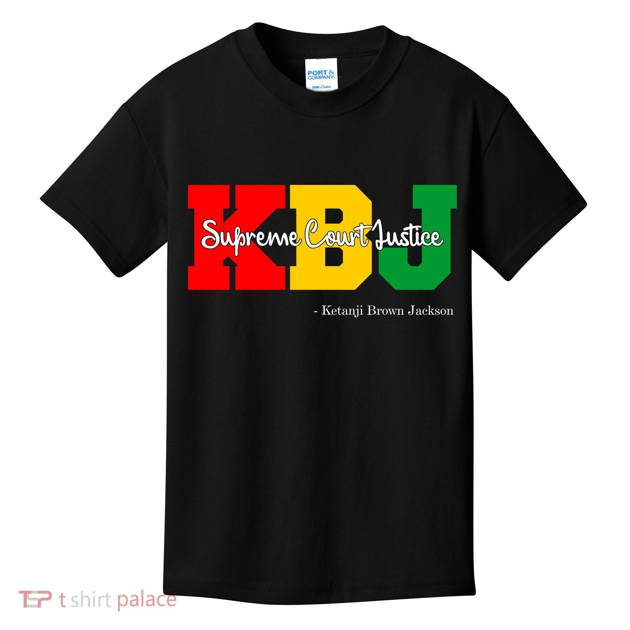 KBJ Ketanji Brown Jackson Supreme Court Justice Judge Kids T-Shirt