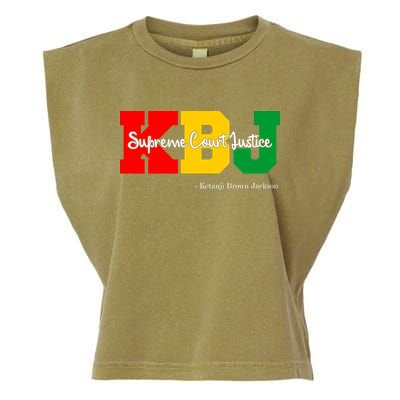 KBJ Ketanji Brown Jackson Supreme Court Justice Judge Garment-Dyed Women's Muscle Tee