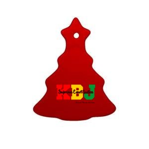 KBJ Ketanji Brown Jackson Supreme Court Justice Judge Ceramic Tree Ornament