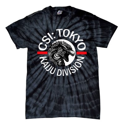 King Kaiju Csi Tokyo Giant Monsters Creature Feature Tie-Dye T-Shirt