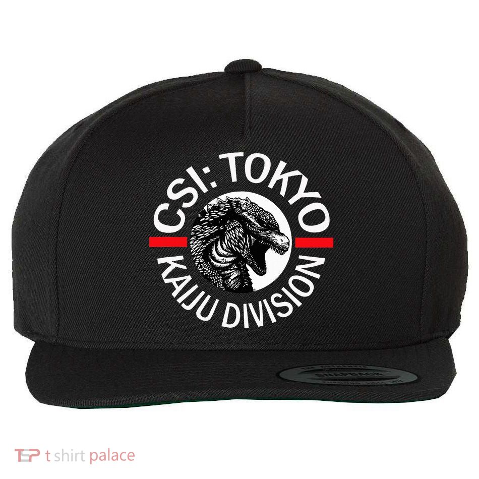 King Kaiju Csi Tokyo Giant Monsters Creature Feature Wool Snapback Cap