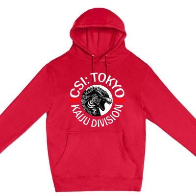 King Kaiju Csi Tokyo Giant Monsters Creature Feature Premium Pullover Hoodie