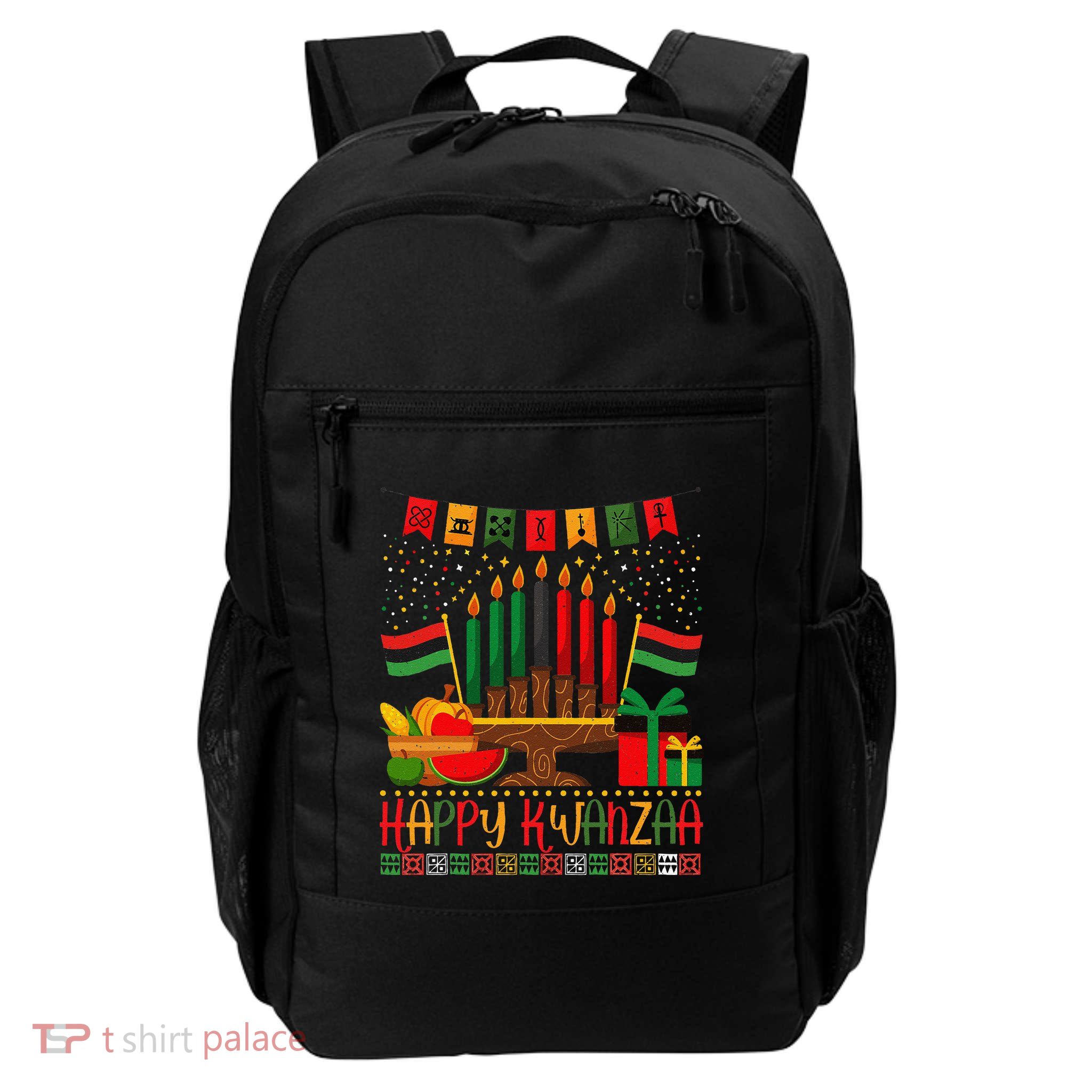 Kwanzaa Kinara Candles Kwanzaa Principles Happy Kwanzaa Daily Commute Backpack