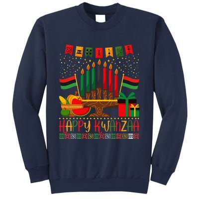 Kwanzaa Kinara Candles Kwanzaa Principles Happy Kwanzaa Sweatshirt