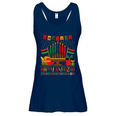 Kwanzaa Kinara Candles Kwanzaa Principles Happy Kwanzaa Ladies Essential Flowy Tank