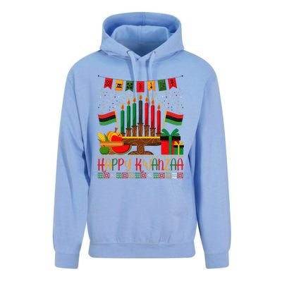 Kwanzaa Kinara Candles Kwanzaa Principles Happy Kwanzaa Unisex Surf Hoodie