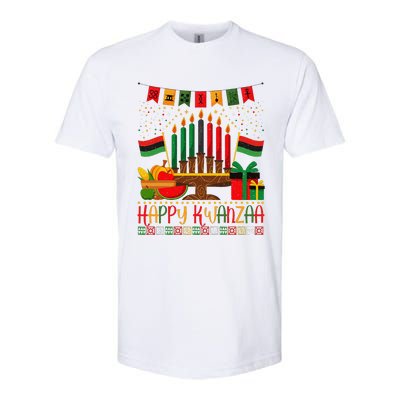 Kwanzaa Kinara Candles Kwanzaa Principles Happy Kwanzaa Softstyle CVC T-Shirt