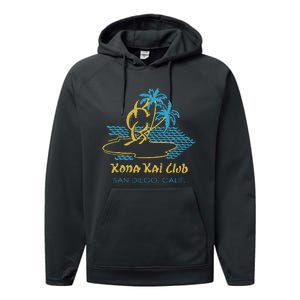 Kona Kai Club San Diego Ca Performance Fleece Hoodie