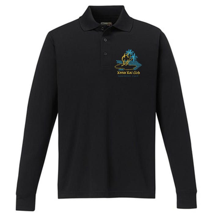 Kona Kai Club San Diego Ca Performance Long Sleeve Polo