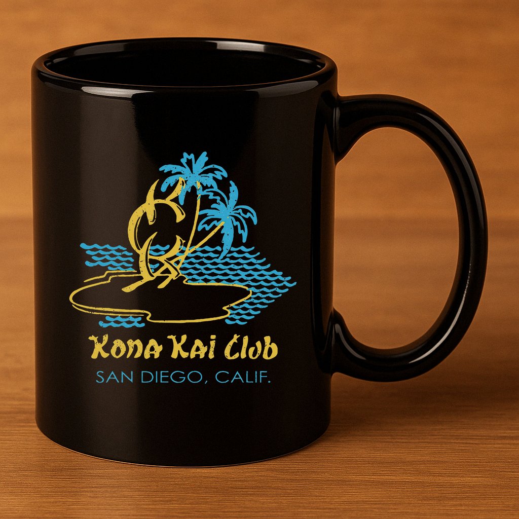 Kona Kai Club San Diego Ca 11oz C Handle Ceramic Mug