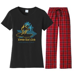 Kona Kai Club San Diego Ca Women's Flannel Pajama Set