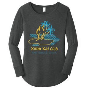 Kona Kai Club San Diego Ca Women's Perfect Tri Tunic Long Sleeve Shirt