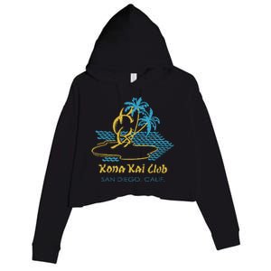 Kona Kai Club San Diego Ca Crop Fleece Hoodie