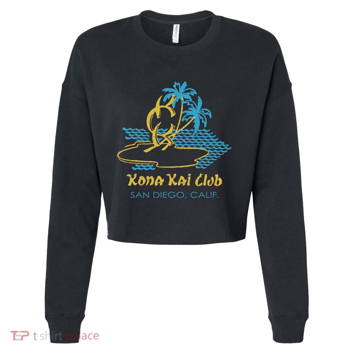 Kona Kai Club San Diego Ca Cropped Pullover Crew