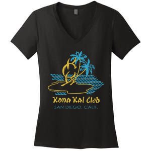 Kona Kai Club San Diego Ca Women's V-Neck T-Shirt