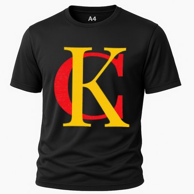 Kc Kansas City Red Yellow & Black Kc Classic Kc Initials Performance Shirt