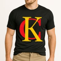 Kc Kansas City Red Yellow & Black Kc Classic Kc Initials Cooling Performance Crew T-Shirt