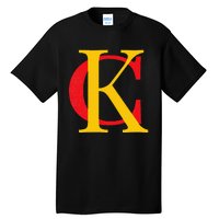 Kc Kansas City Red Yellow & Black Kc Classic Kc Initials Tall T-Shirt