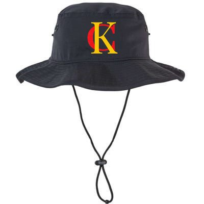 Kc Kansas City Red Yellow & Black Kc Classic Kc Initials Bucket Hat