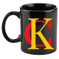 Kc Kansas City Red Yellow & Black Kc Classic Kc Initials 11oz C Handle Ceramic Mug