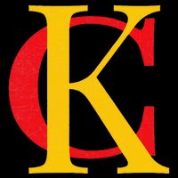 Kc Kansas City Red Yellow & Black Kc Classic Kc Initials 16 in Basic Backpack