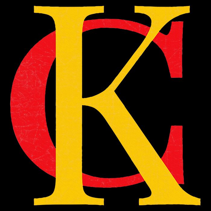 Kc Kansas City Red Yellow & Black Kc Classic Kc Initials 16 in Basic Backpack