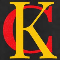 Kc Kansas City Red Yellow & Black Kc Classic Kc Initials 25L Jumbo Tote