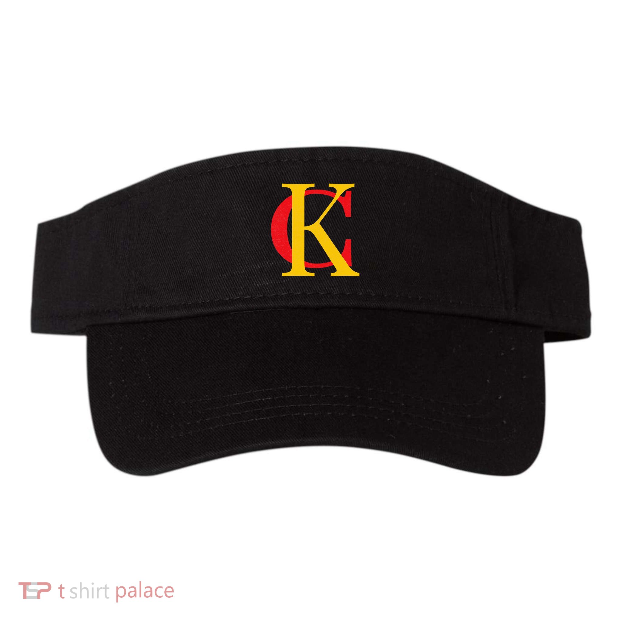 Kc Kansas City Red Yellow & Black Kc Classic Kc Initials Visor