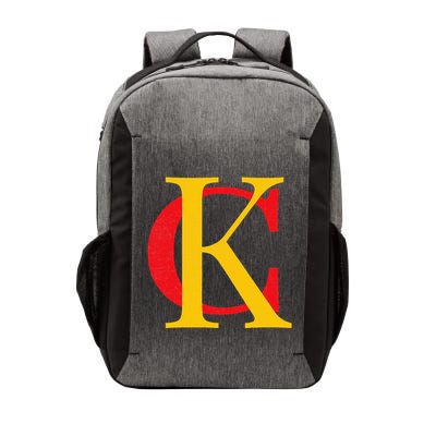 Kc Kansas City Red Yellow & Black Kc Classic Kc Initials Vector Backpack