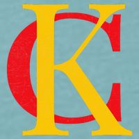 Kc Kansas City Red Yellow & Black Kc Classic Kc Initials Sueded Cloud Jersey T-Shirt