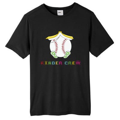 Kindergarten Kinder Crew Baseball First Day Kindergarten Gift Tall Fusion ChromaSoft Performance T-Shirt