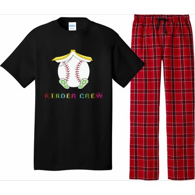 Kindergarten Kinder Crew Baseball First Day Kindergarten Gift Pajama Set