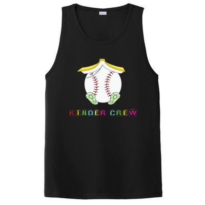 Kindergarten Kinder Crew Baseball First Day Kindergarten Gift PosiCharge Competitor Tank