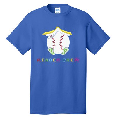 Kindergarten Kinder Crew Baseball First Day Kindergarten Gift Tall T-Shirt