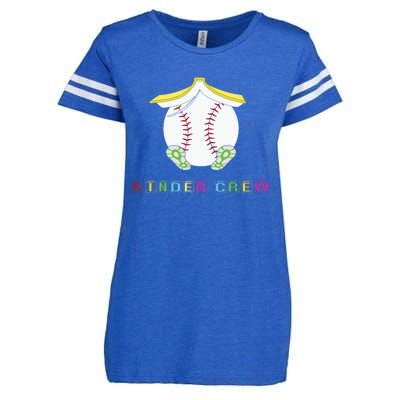 Kindergarten Kinder Crew Baseball First Day Kindergarten Gift Enza Ladies Jersey Football T-Shirt