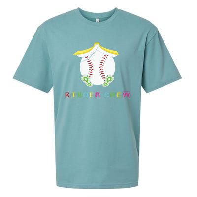 Kindergarten Kinder Crew Baseball First Day Kindergarten Gift Sueded Cloud Jersey T-Shirt