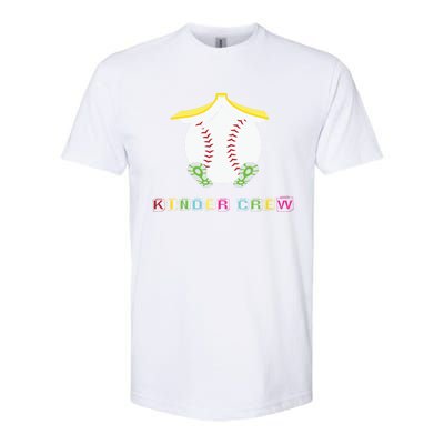 Kindergarten Kinder Crew Baseball First Day Kindergarten Gift Softstyle CVC T-Shirt