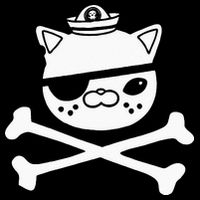 Kids Kwazii Cute Funny Pirate Cat Kids Bag