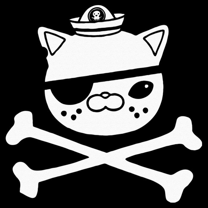 Kids Kwazii Cute Funny Pirate Cat Kids Bag