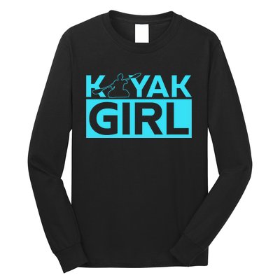 Kayaking Kayak Cool Gift Long Sleeve Shirt