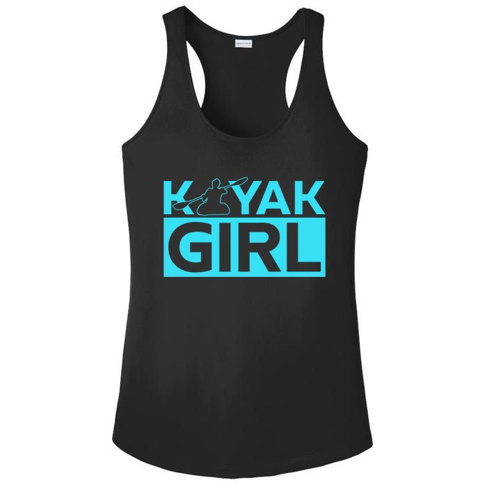 Kayaking Kayak Cool Gift Ladies PosiCharge Competitor Racerback Tank