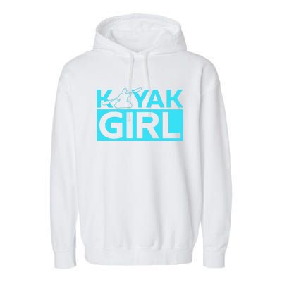 Kayaking Kayak Cool Gift Garment-Dyed Fleece Hoodie