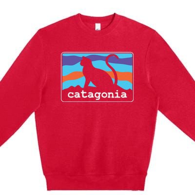 Kitty Kitten Cats Catagonia Premium Crewneck Sweatshirt